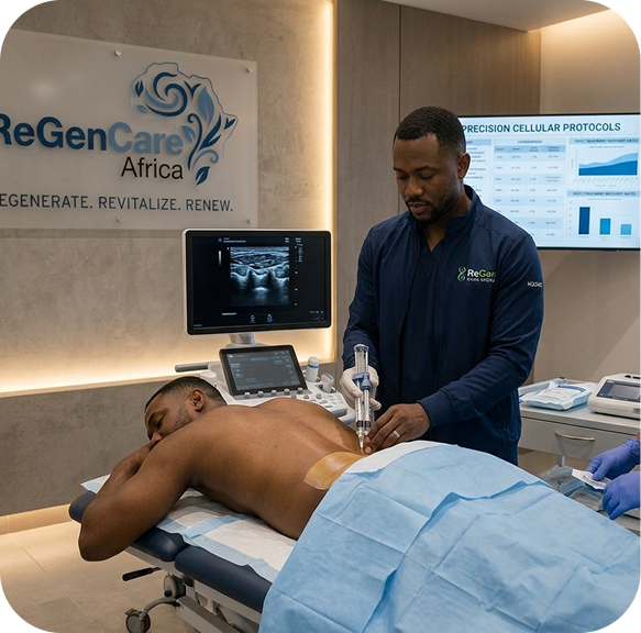 Patient receiving knee therapy session